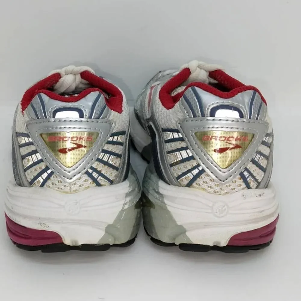 Brooks Adrenaline GTS 9 Women's Pre-owned White/Red Running Sneakers - sz. 6 1/2